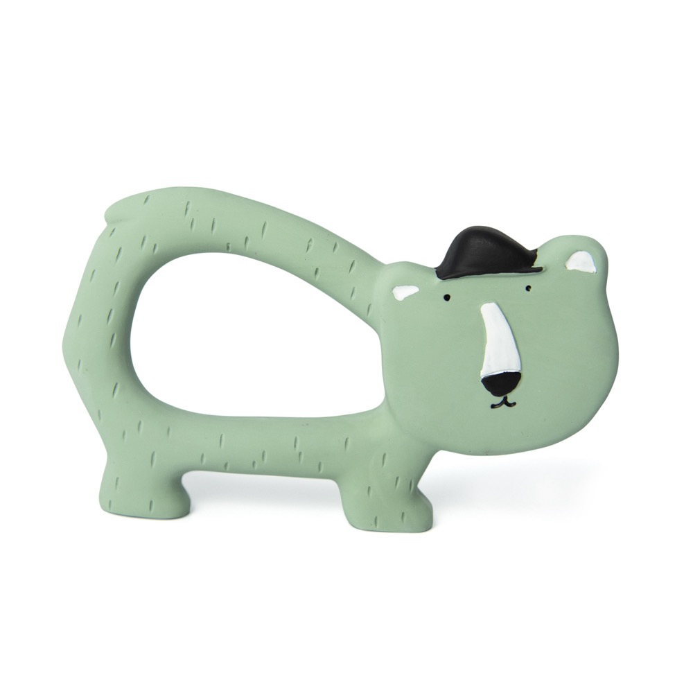 Natural rubber grasping toy - Mr. Polar Bear